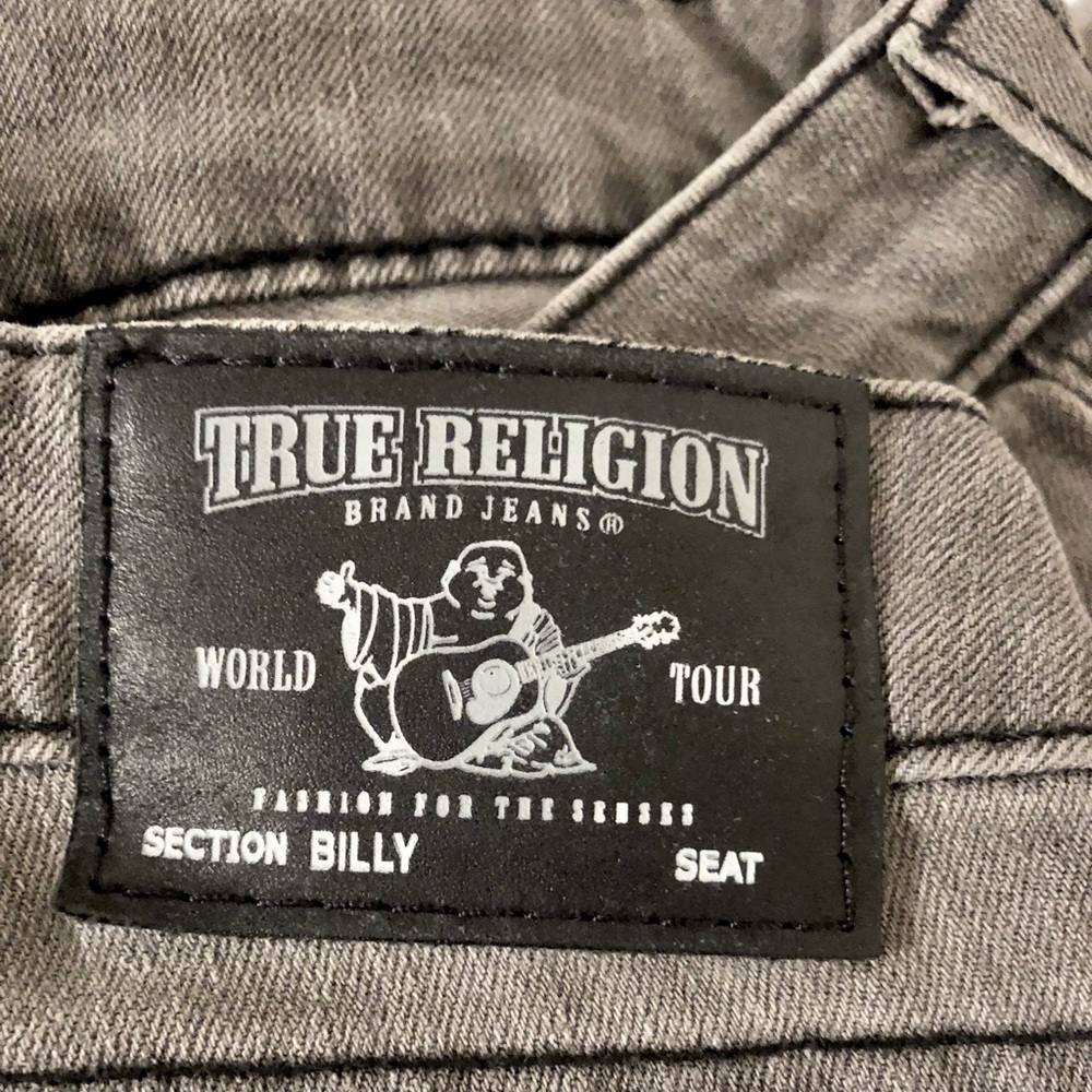 Gray 2000s bootcut flare distress britney spears cowgirl western festival billy - Picture 6 of 6